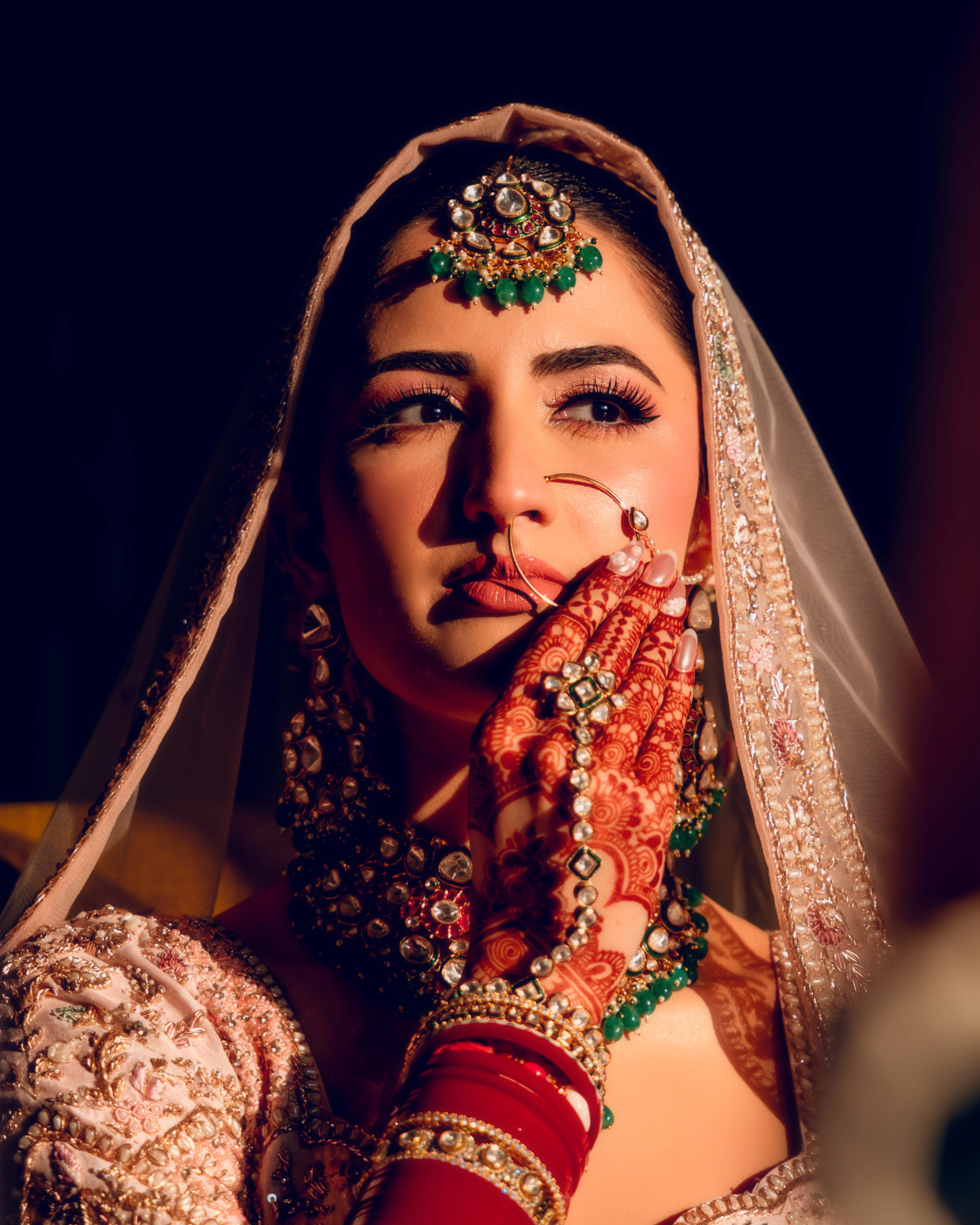 Creative portrait photography production